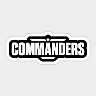 Washington Commanders Sticker